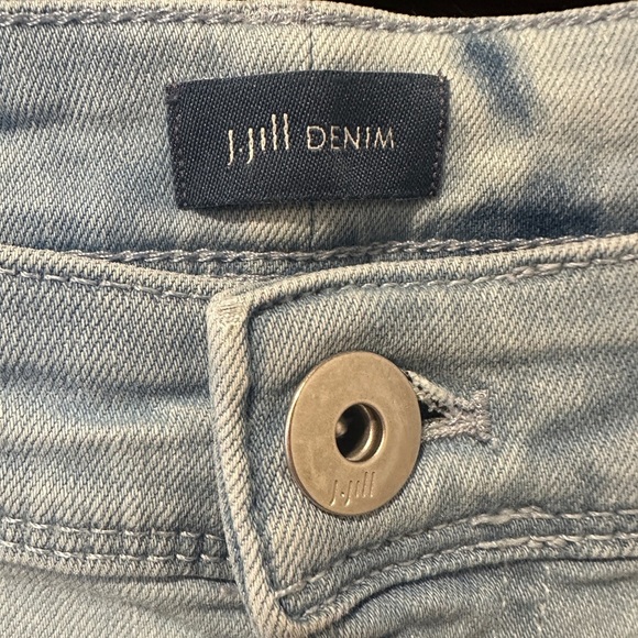 J.Jill Denim high rise cropped jean - Picture 2 of 4